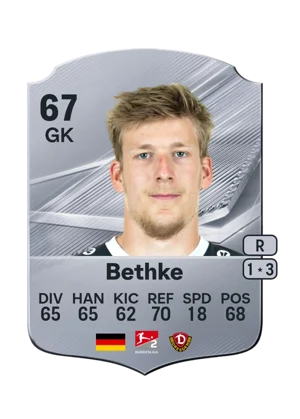 Bethke - 67 - Rare EA FC 27 card