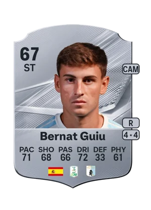 Bernat Guiu - 67 - Rare EA FC 27 card