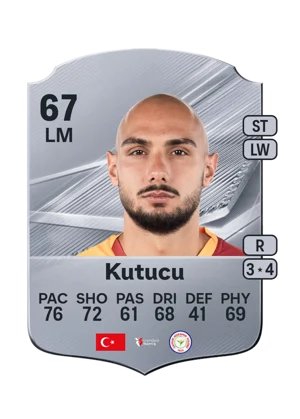 Kutucu - 67 - Rare EA FC 27 card
