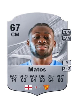 Matos - 67 - Rare EA FC 27 card