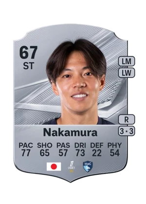 Nakamura - 67 - Rare EA FC 27 card