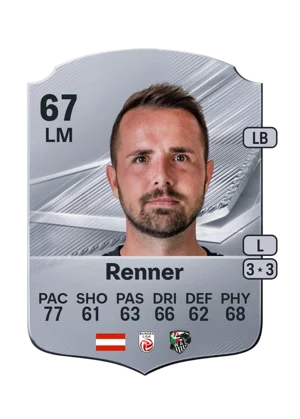 Renner - 67 - Rare EA FC 27 card