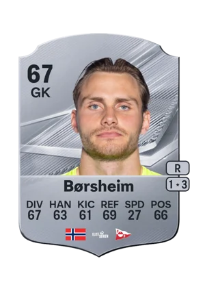 Børsheim - 67 - Rare EA FC 27 card