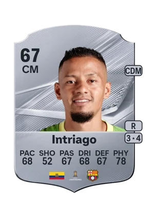 Intriago - 67 - Rare EA FC 27 card