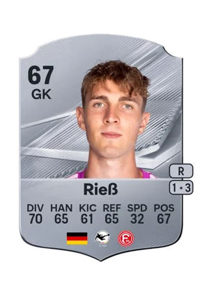 Rieß - 67 - Rare EA FC 27 card