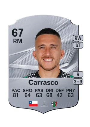 Carrasco - 67 - Rare EA FC 27 card