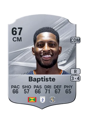 Baptiste - 67 - Rare EA FC 27 card