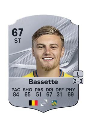 Bassette - 67 - Rare EA FC 27 card