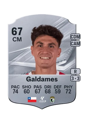 Galdames - 67 - Rare EA FC 27 card