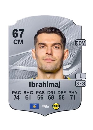 Ibrahimaj - 67 - Rare EA FC 27 card