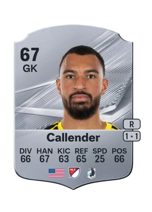 Callender - 67 - Rare EA FC 27 card