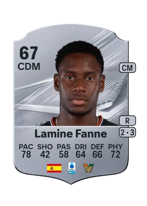 Lamine Fanne - 67 - Rare EA FC 27 card