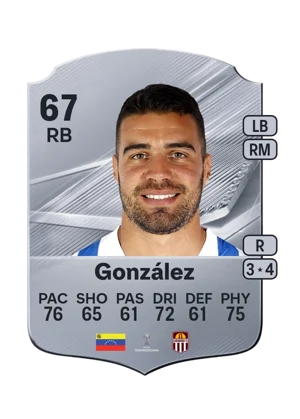 González - 67 - Rare EA FC 27 card