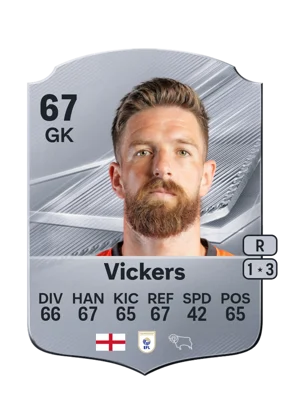 Vickers - 67 - Rare EA FC 27 card