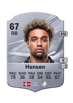 Hansen - 67 - Rare EA FC 27 card