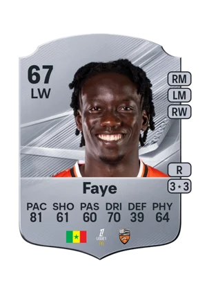 Faye - 67 - Rare EA FC 27 card