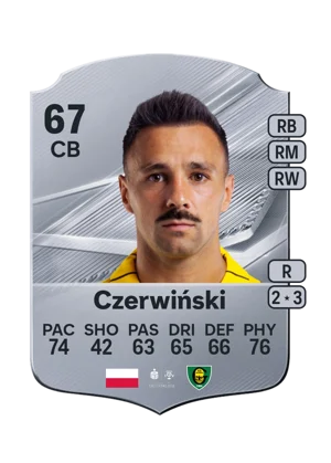 Czerwiński - 67 - Rare EA FC 27 card