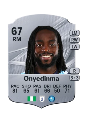Onyedinma - 67 - Rare EA FC 27 card