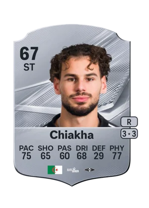 Chiakha - 67 - Rare EA FC 27 card