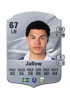 Jallow - 67 - Rare EA FC 27 card