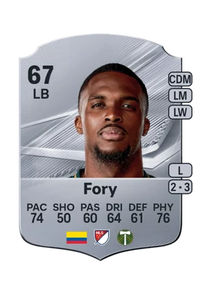 Fory - 67 - Rare EA FC 27 card