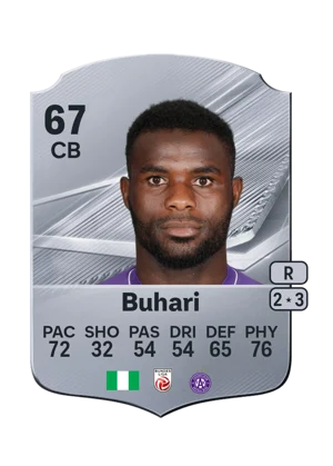 Buhari - 67 - Rare EA FC 27 card