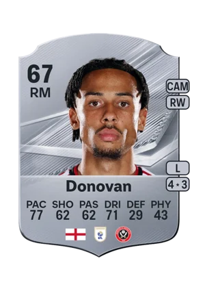 Donovan - 67 - Rare EA FC 27 card