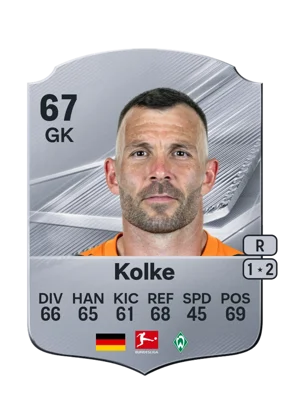 Kolke - 67 - Rare EA FC 27 card