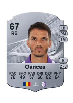 Oancea - 67 - Rare EA FC 27 card