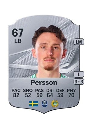 Persson - 67 - Rare EA FC 27 card
