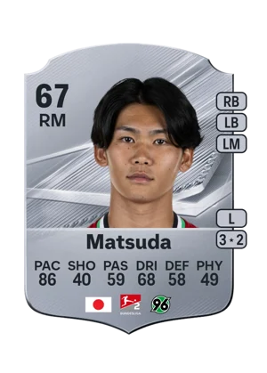 Matsuda - 67 - Rare EA FC 27 card