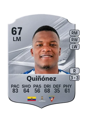 Quiñónez - 67 - Rare EA FC 27 card