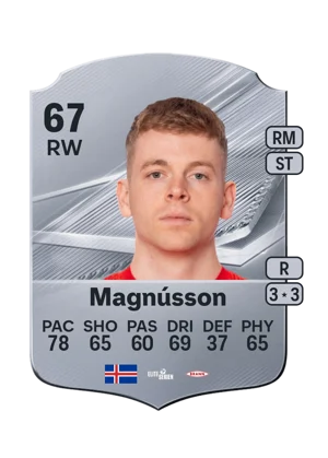 Magnússon - 67 - Rare EA FC 27 card