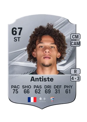 Antiste - 67 - Rare EA FC 27 card