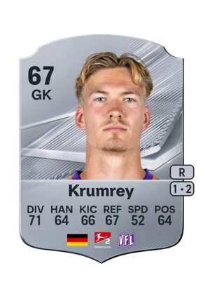 Krumrey - 67 - Rare EA FC 27 card