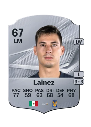 Lainez - 67 - Rare EA FC 27 card