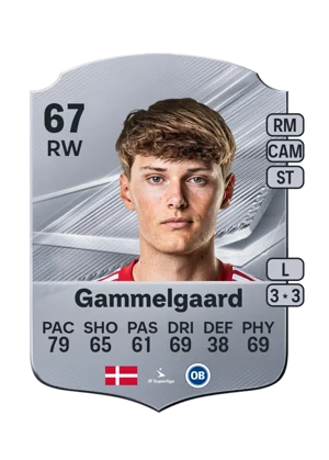 Gammelgaard - 67 - Rare EA FC 27 card