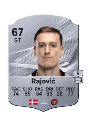 Rajović - 67 - Rare EA FC 27 card