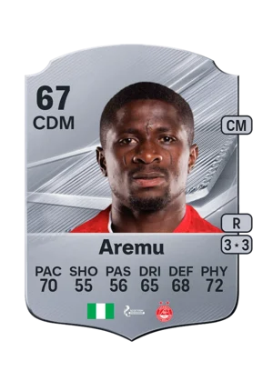 Aremu - 67 - Rare EA FC 27 card