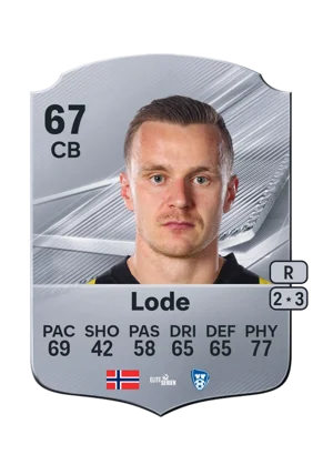 Lode - 67 - Rare EA FC 27 card