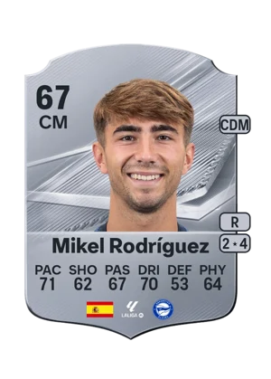 Mikel Rodríguez - 67 - Rare EA FC 27 card