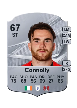 Connolly - 67 - Rare EA FC 27 card