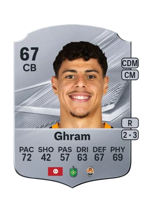 Ghram - 67 - Rare EA FC 27 card