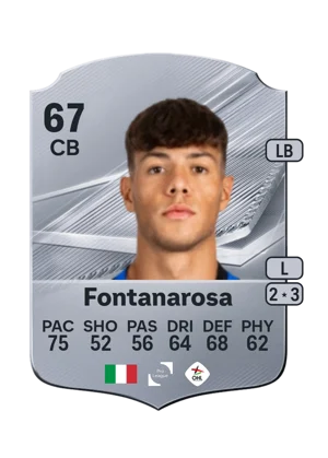 Fontanarosa - 67 - Rare EA FC 27 card