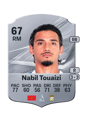 Nabil Touaizi - 67 - Rare EA FC 27 card
