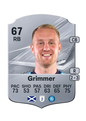 Grimmer - 67 - Rare EA FC 27 card