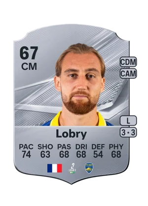 Lobry - 67 - Rare EA FC 27 card
