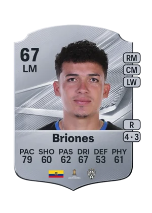 Briones - 67 - Rare EA FC 27 card