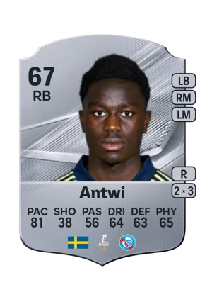Antwi - 67 - Rare EA FC 27 card