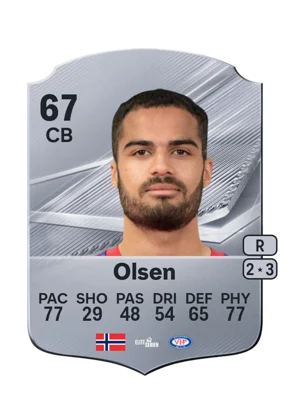 Olsen - 67 - Rare EA FC 27 card